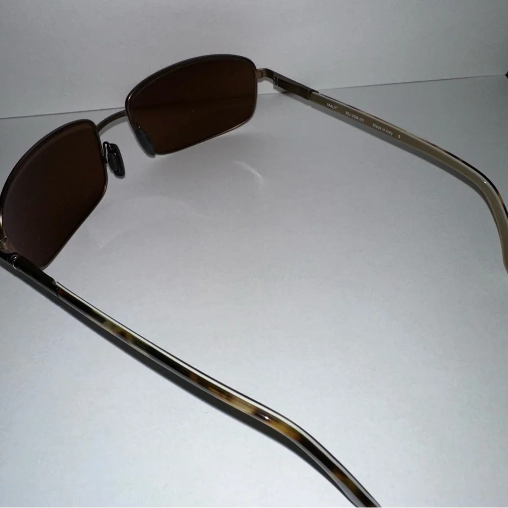 Maui Jim Sunglasses MJ 206-20 Harbor Bronze Tortoise Made in Italy